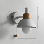 Modern Macaron Wall Light With Switch Wall Sconce