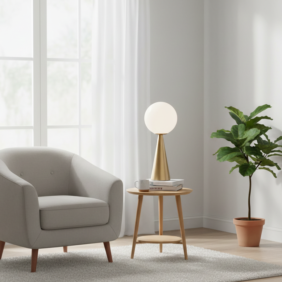 Nordic Glow Cone Lamp