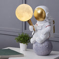 Astronaut Table Lamp – Unique Cosmic Design with Warm Glow for Bedroom or Desk Decor, Durable Resin and PVC Construction 0