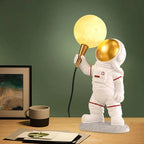 Astronaut Table Lamp – Unique Cosmic Design with Warm Glow for Bedroom or Desk Decor, Durable Resin and PVC Construction 5
