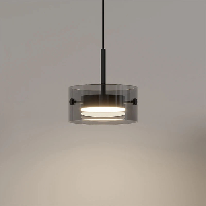 Nova Smoke Glass Pendant Light