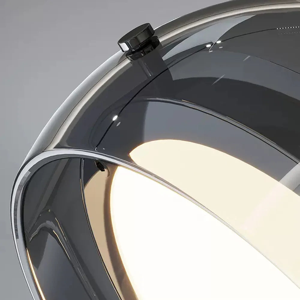 Nova Smoke Glass Pendant Light