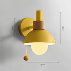 Modern Macaron Wall Light With Switch Wall Sconce