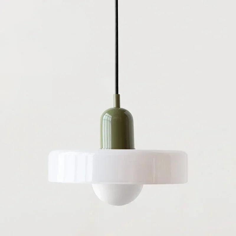 Modern Candy Color Pendant Lamp - Stylish Glass Pendant Lighting for Kitchen and Indoor Spaces with Energy-Efficient LED 10