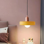Modern Candy Color Pendant Lamp - Stylish Glass Pendant Lighting for Kitchen and Indoor Spaces with Energy-Efficient LED 4