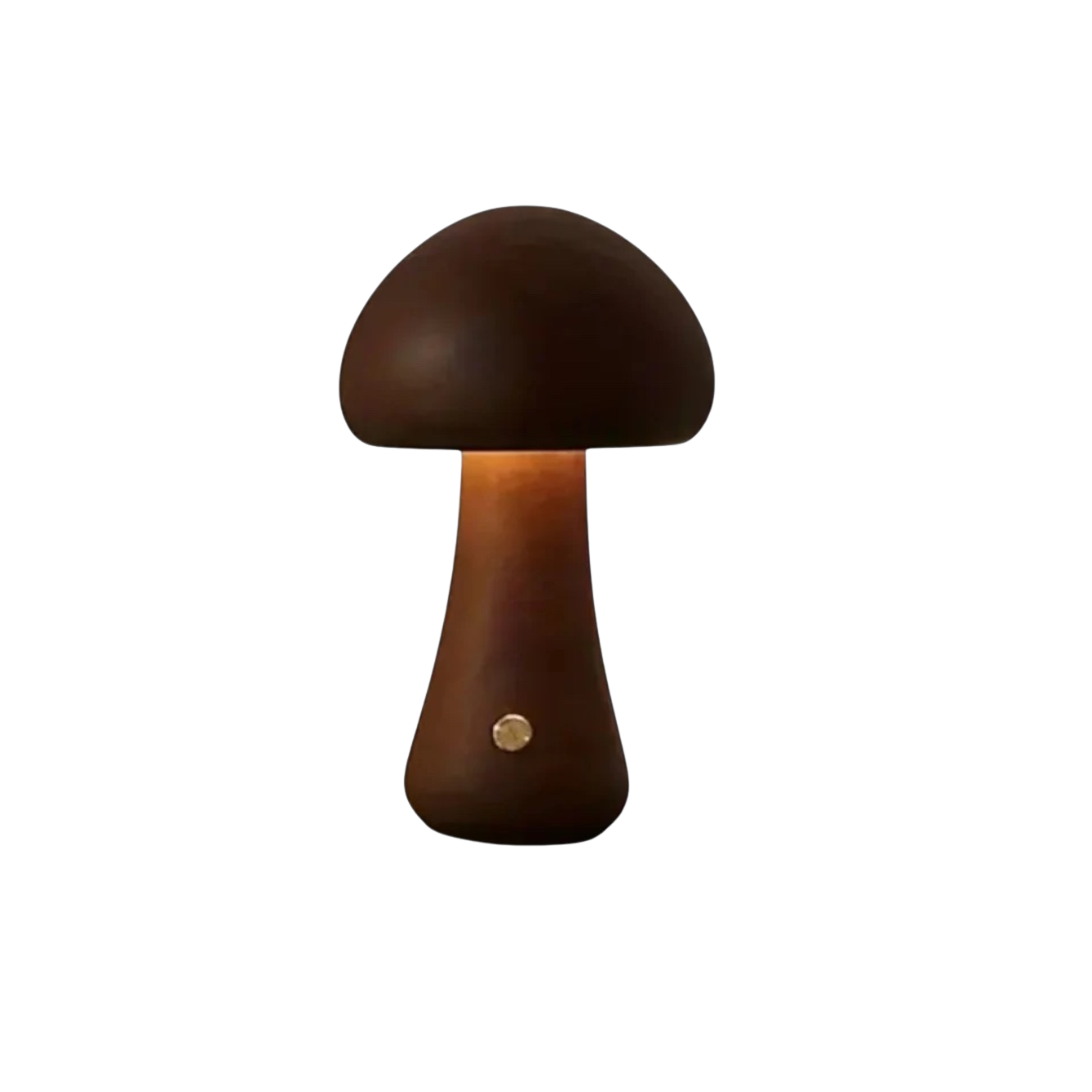 Mushroom-Inspired Table Lamp with Warm Wood Finish – Elegant Bedside Lamp for Living Room and Bedroom 6