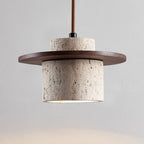 Natural Stone Pendant Light – Retro Matte Finish Hanging Light for Kitchen and Dining Room Decor 3