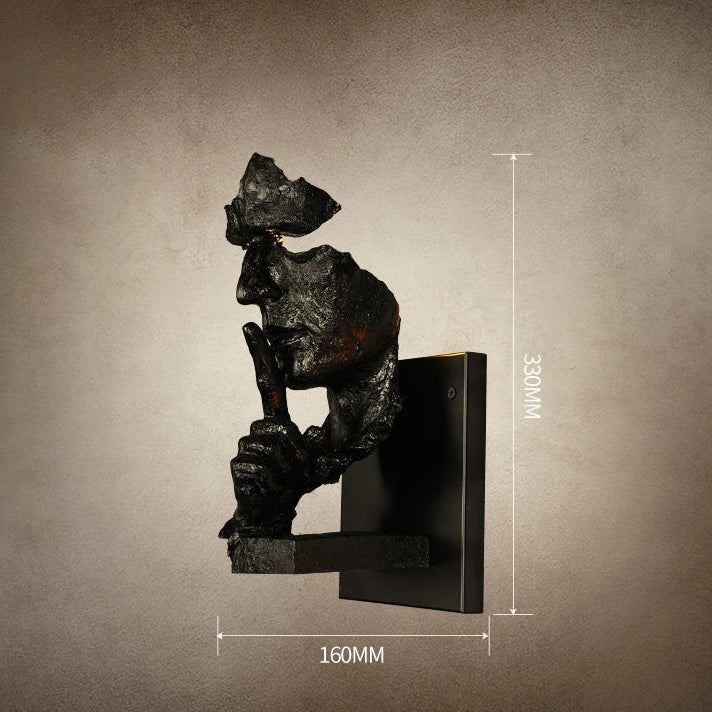 Retro Loft Wall Light – Artistic LED Wall Lamp for Home and Salon Decoration, Durable Resin Sconce for Indoor Use 7