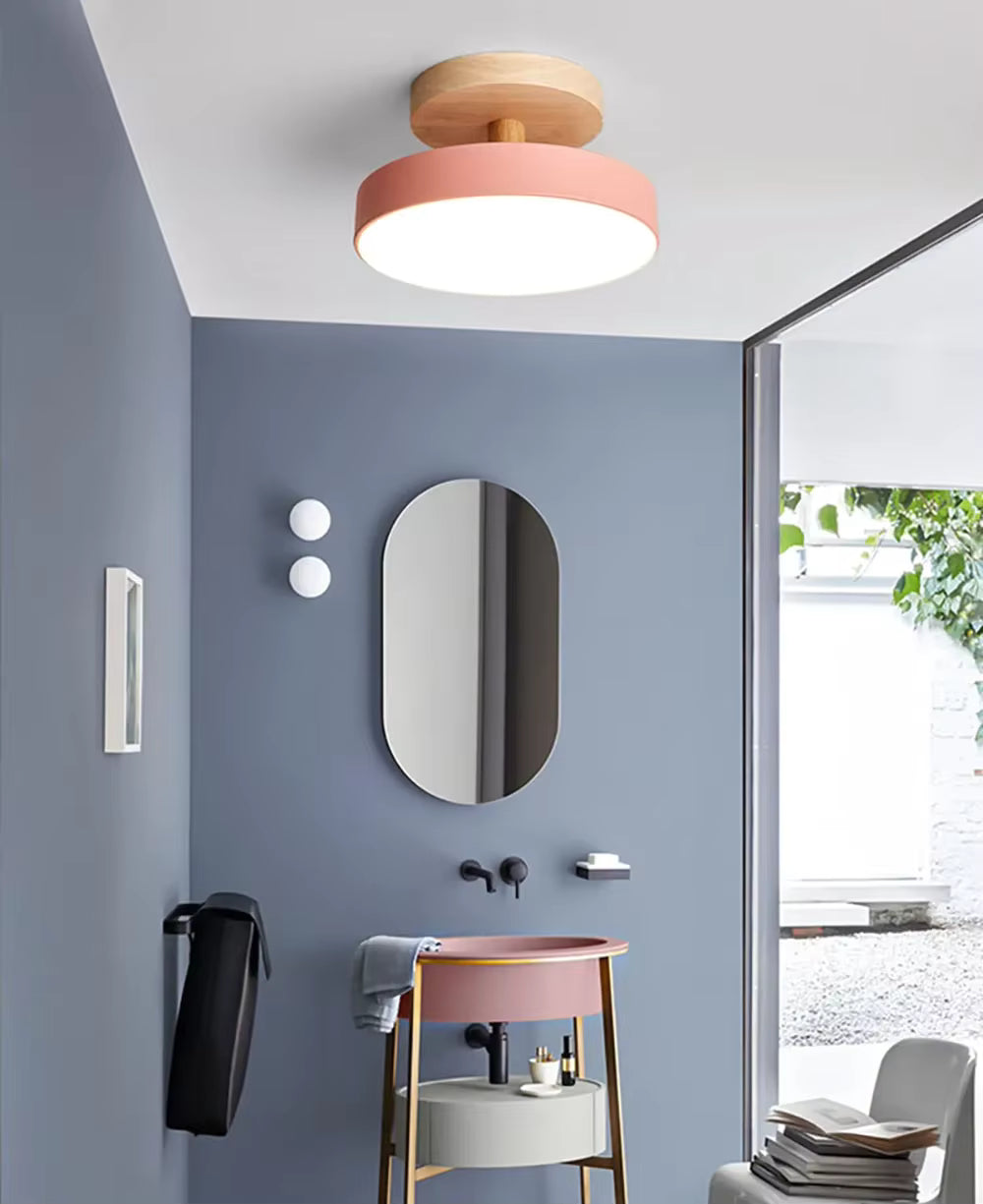 Modern Macaron LED Ceiling Lamp