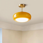 Scandinavian Pendant Light – Minimalist Brass and Glass Design for Kitchen Pendant Lighting 5