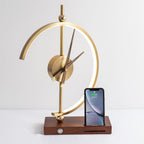 Wireless Charging Table Lamp with LED Display and Adjustable Brightness – Modern Design for Bedside or Desk 7