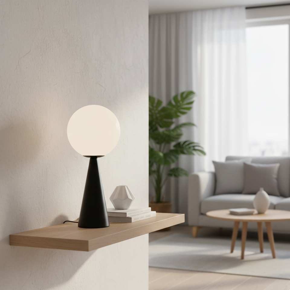 Nordic Glow Cone Lamp